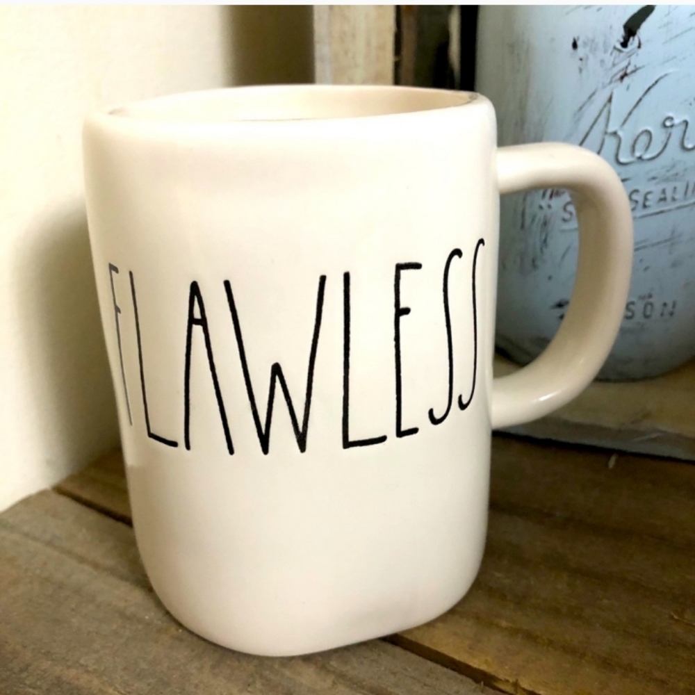 Rae Dunn "Flawless" Mug Kitchen Boho Hippie Gypsy
